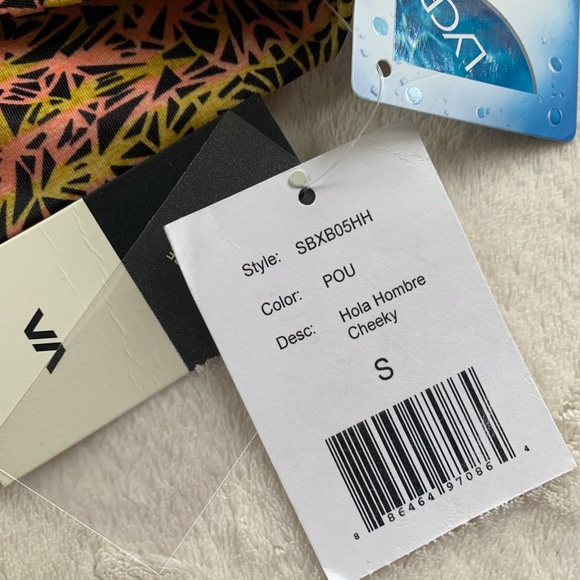 NWT RVCA Hola Hombre Cheeky bikini swim bottoms - Picture 3 of 8